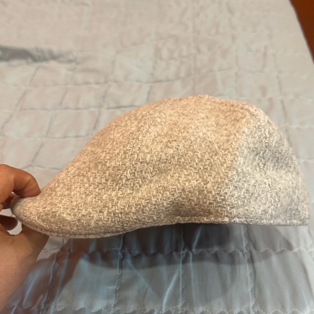NEW Stylish Gray Tweed Cap - Picture 4 of 9